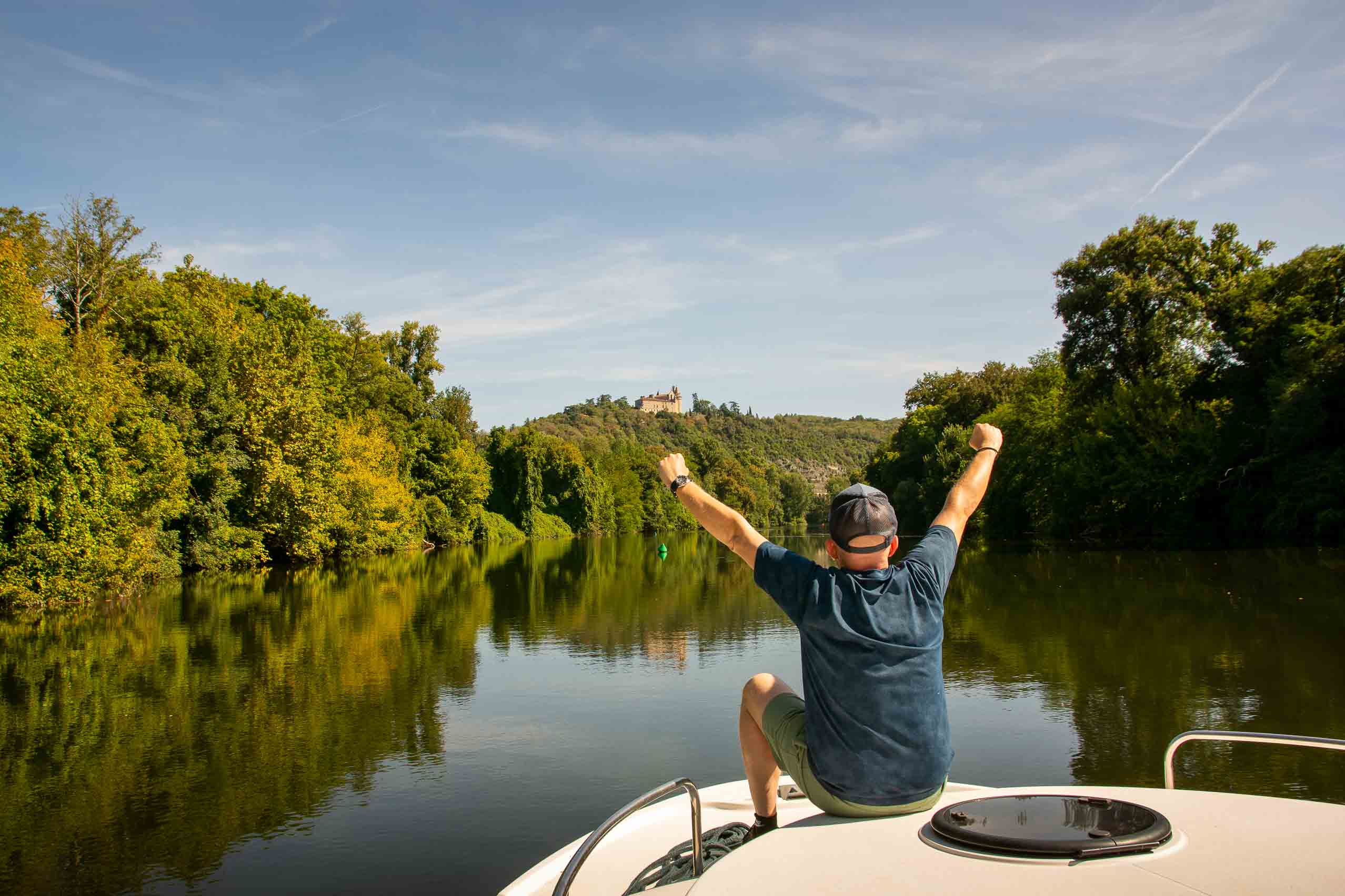 Varen op de Lot tussen Douelle en Cahors